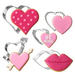 CookieCutter.com Kiss from the Heart - 5 Piece Set