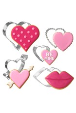 CookieCutter.com Kiss from the Heart - 5 Piece Set
