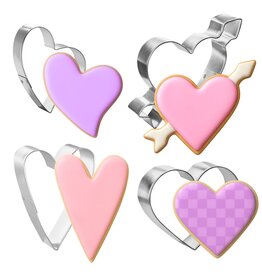 CookieCutter.com All the Hearts - 4 Piece Set