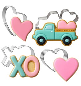 CookieCutter.com XOXO Truck Set of 4