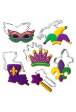CookieCutter.com Mardi Gras Cookie Cutter Set of 6