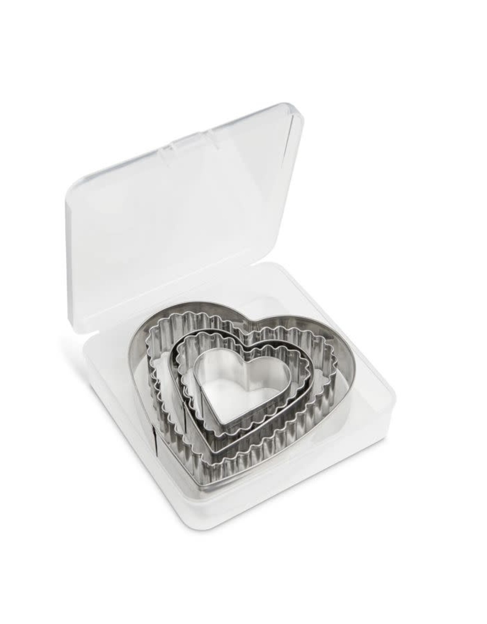 Heart Shaped Cutter Set (5 piece w/storage container)