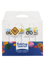 Construction Shaped Candles (6 Count)