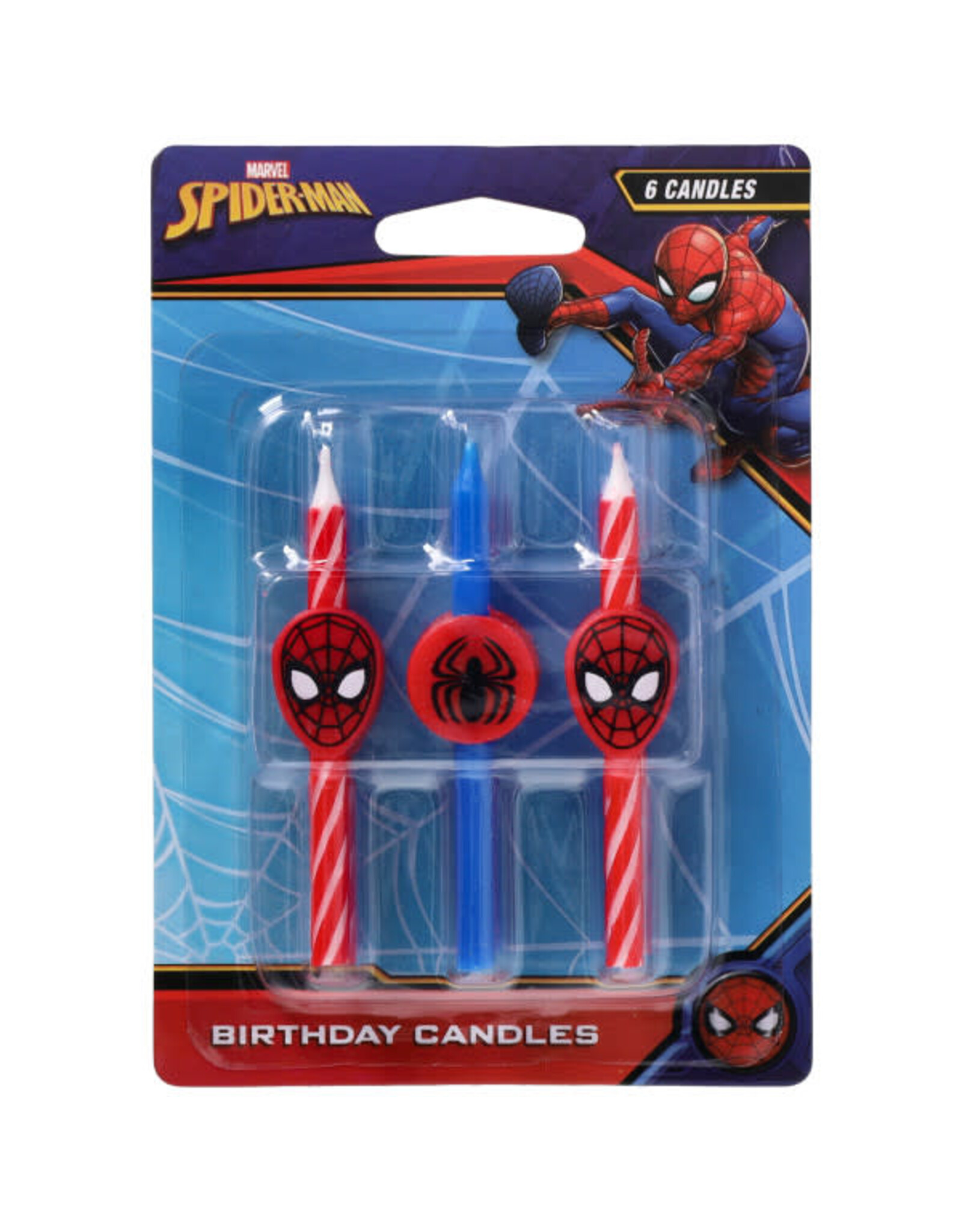 Spider-Man Candles (6 Count)