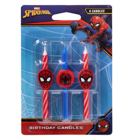Spider-Man Candles (6 Count)