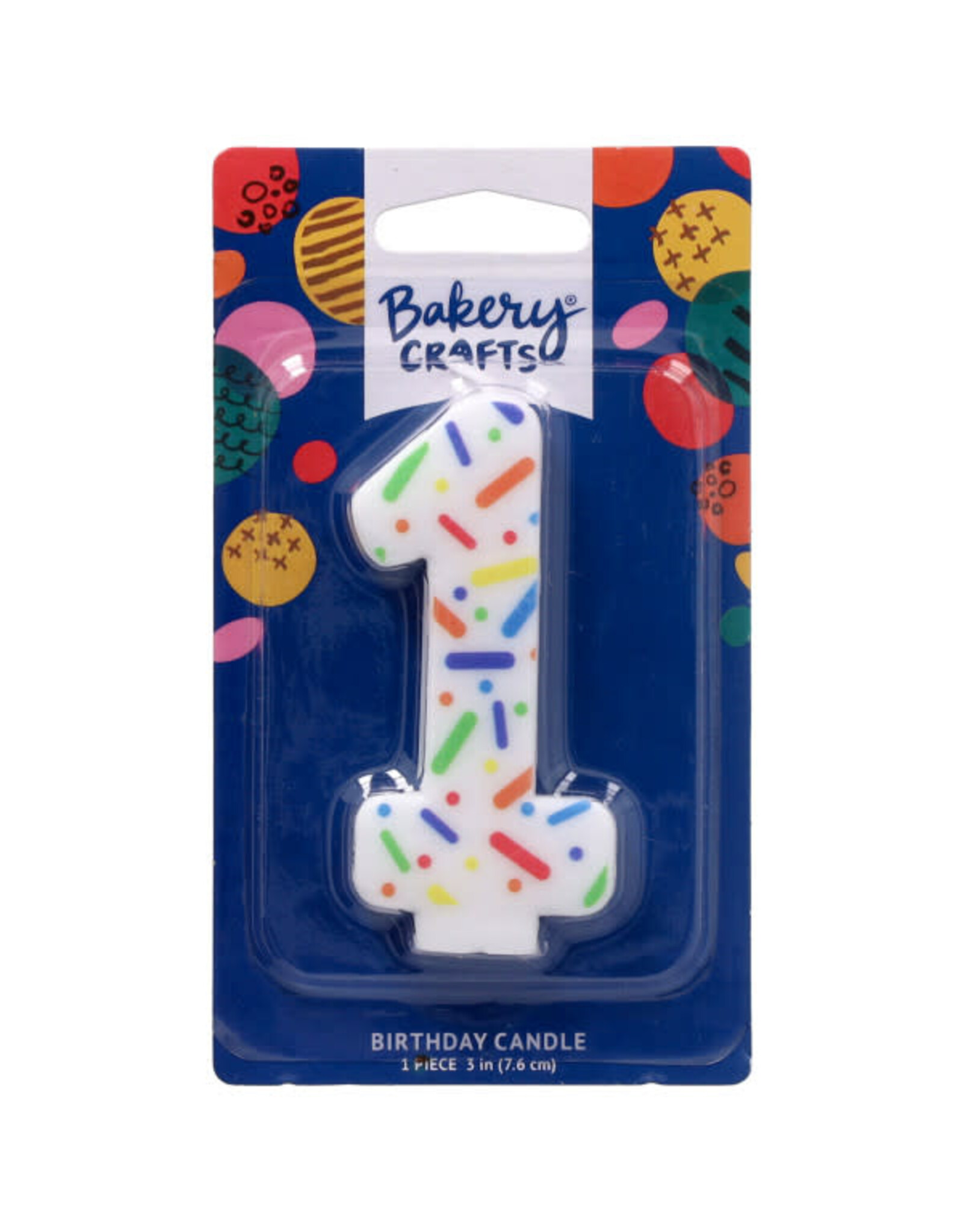 Rainbow Sprinkle Numeral Candles (1)