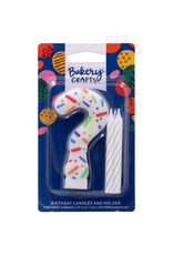 Rainbow Sprinkle Numeral Candles (?)