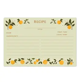 Paper Farm Press Orange Orchard Field Recipe Cards 4 x 6 (Set of 50)