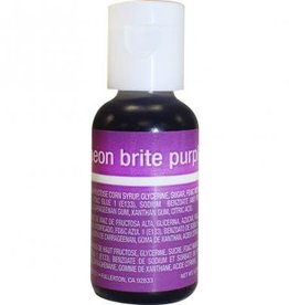 Neon Brite Purple Chefmaster Liqua-gel  3/4 oz