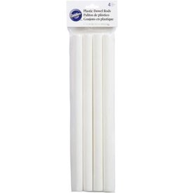 Plastic Dowel Rods (4 pack)