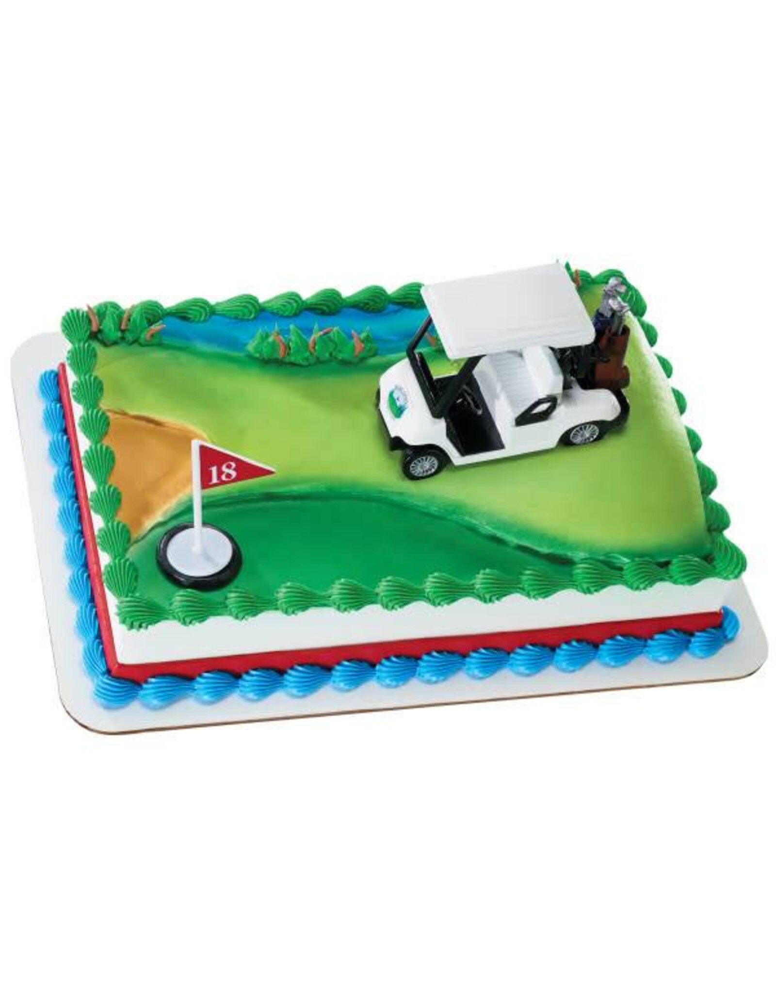 Golf Cake Topper "Heading for the Green"