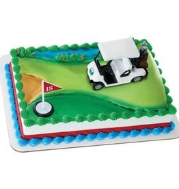 Golf Cake Topper "Heading for the Green"