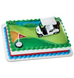 Golf Cake Topper "Heading for the Green"