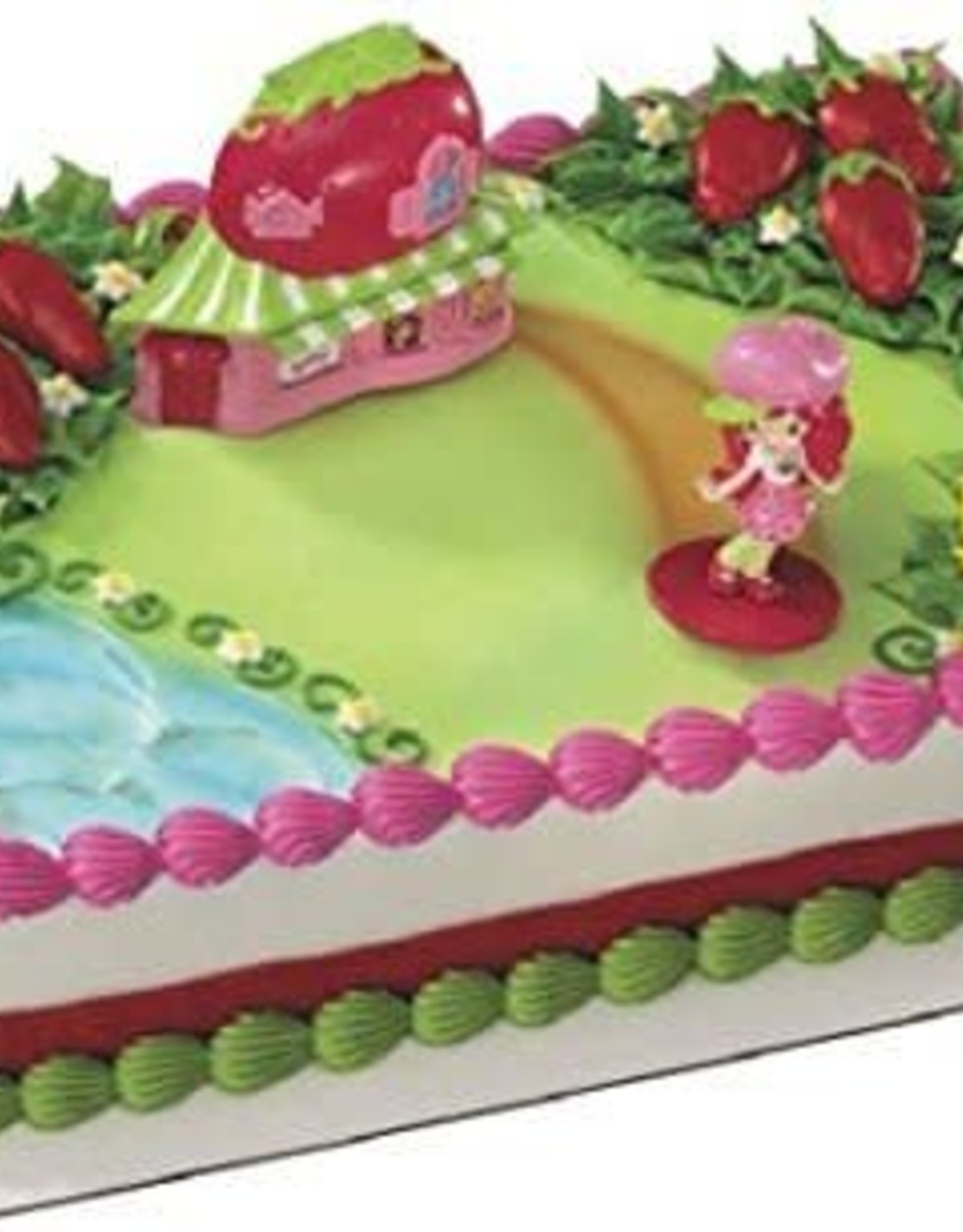 1st Birthday Theme Strawberry Shortcake Cake Topper Strawberry