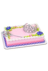 Crown and Scepter Cake Topper