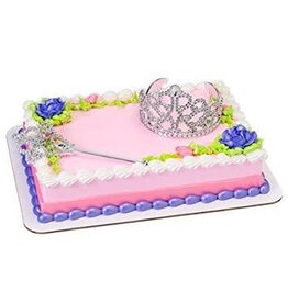 Crown and Scepter Cake Topper