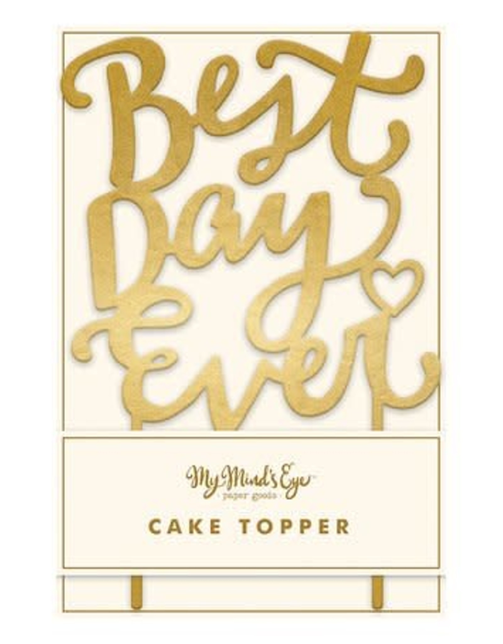 Fancy Cake Topper {Best Day Ever}