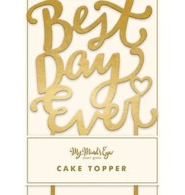 Fancy Cake Topper {Best Day Ever}