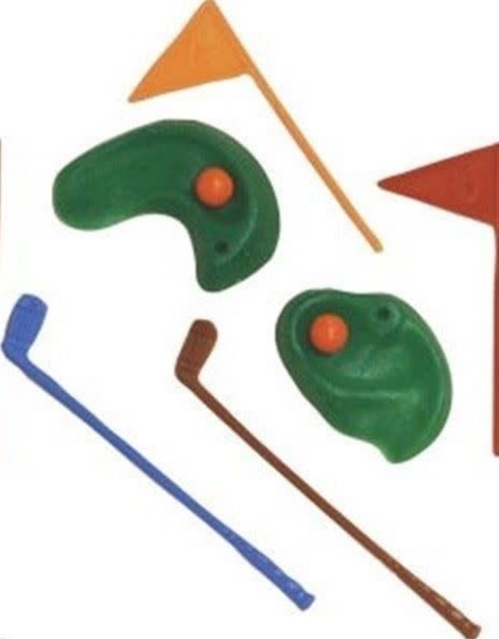 Golf Club and Hole Cake Topper