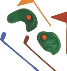 Golf Club and Hole Cake Topper
