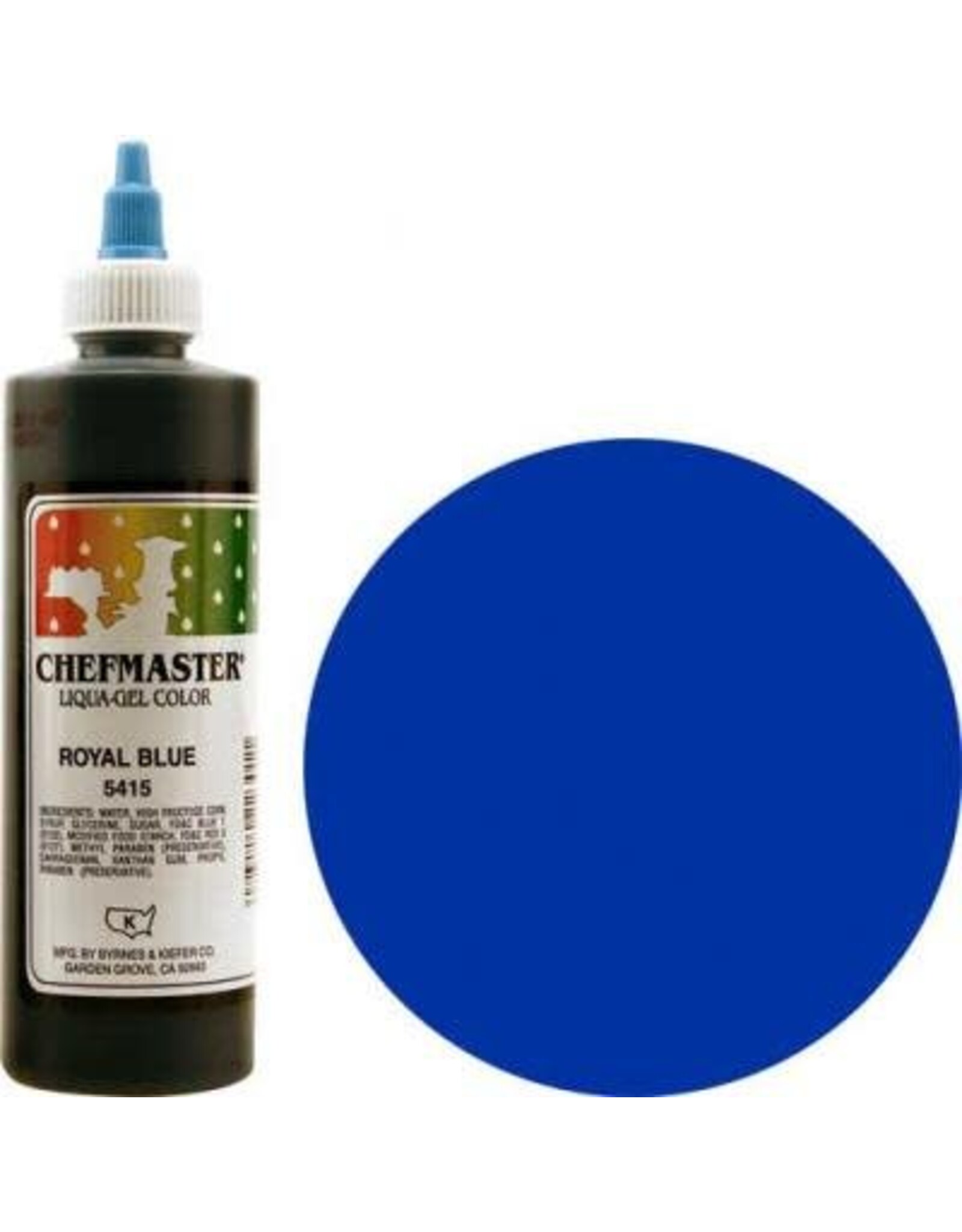 Royal Blue ChefMaster Liqua-Gel 10.5oz
