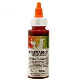 Sunset Orange ChefMaster Liqua-gel 2.3 OZ