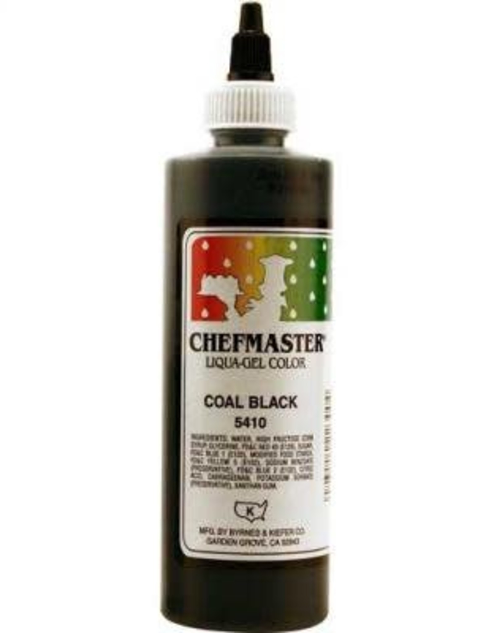 Coal Black ChefMaster Liqua-Gel(10.5oz)