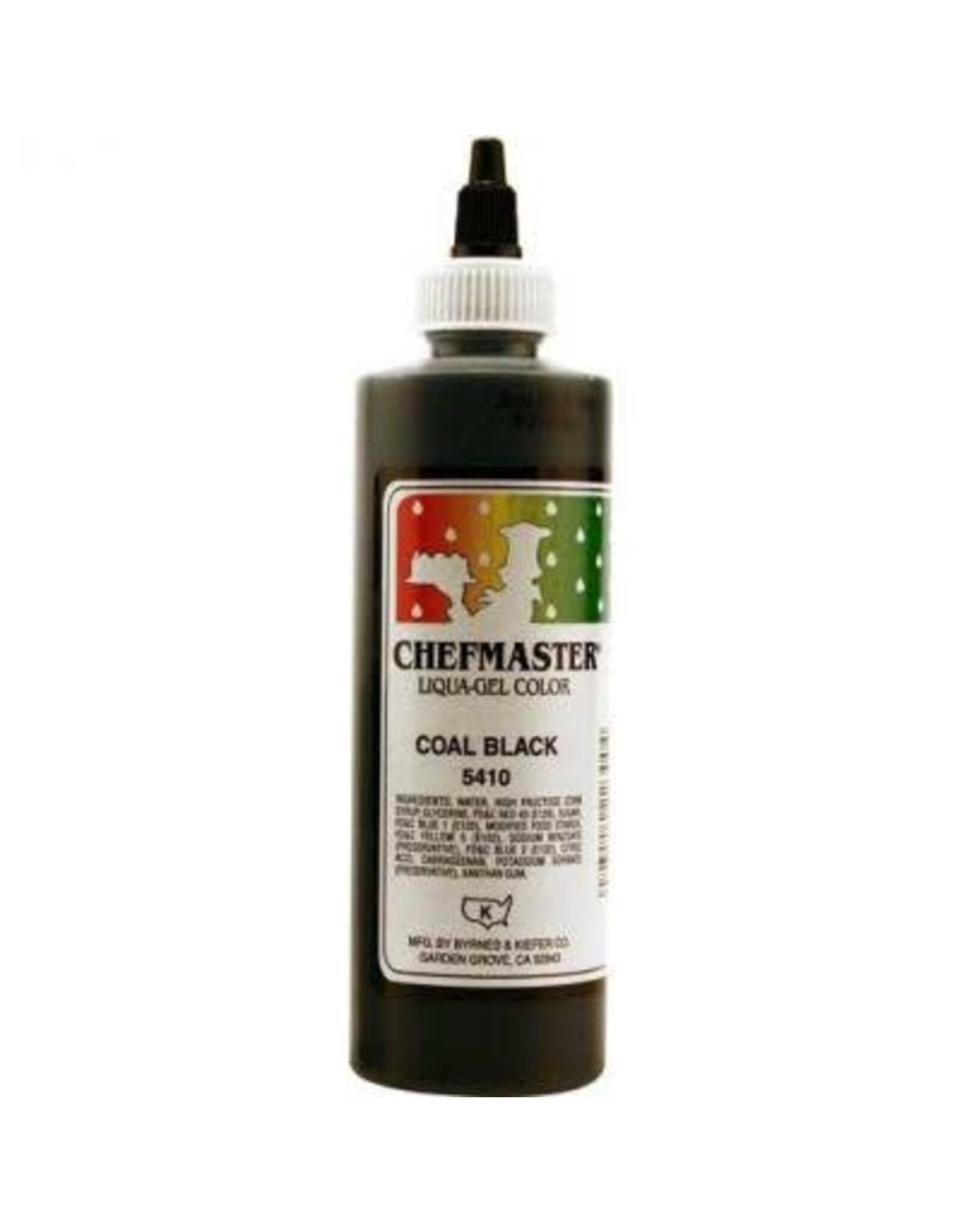 Coal Black ChefMaster Liqua-Gel(10.5oz)