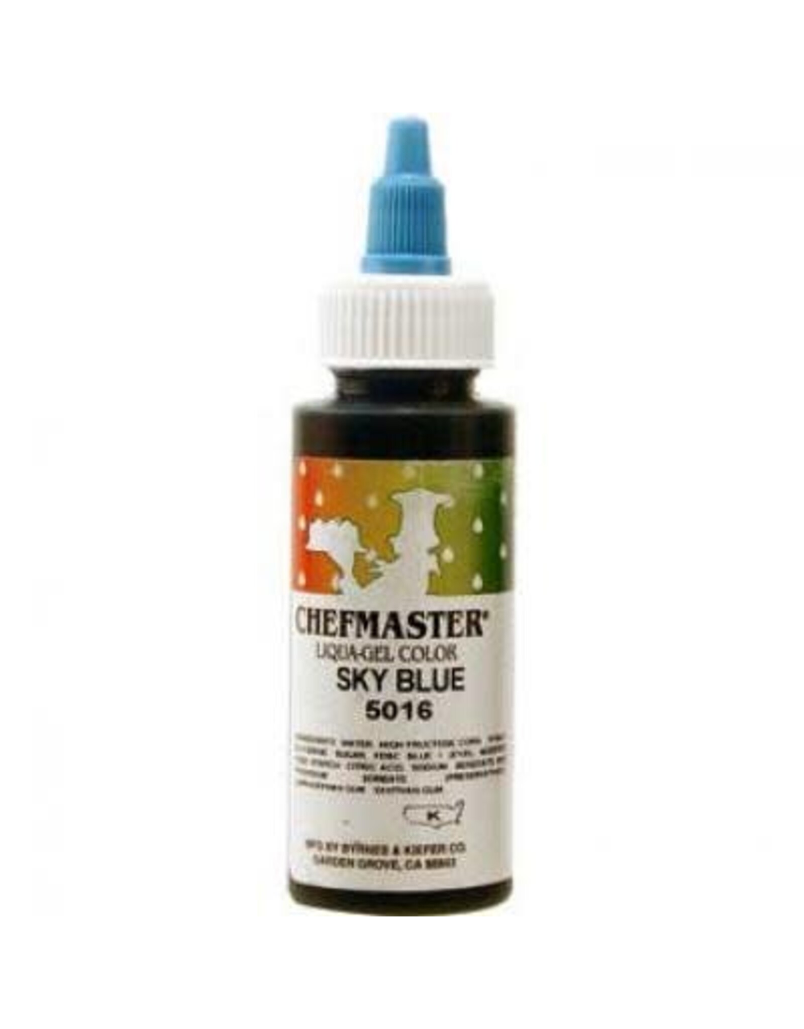 Sky Blue ChefMaster Liqua-Gel 2.3oz
