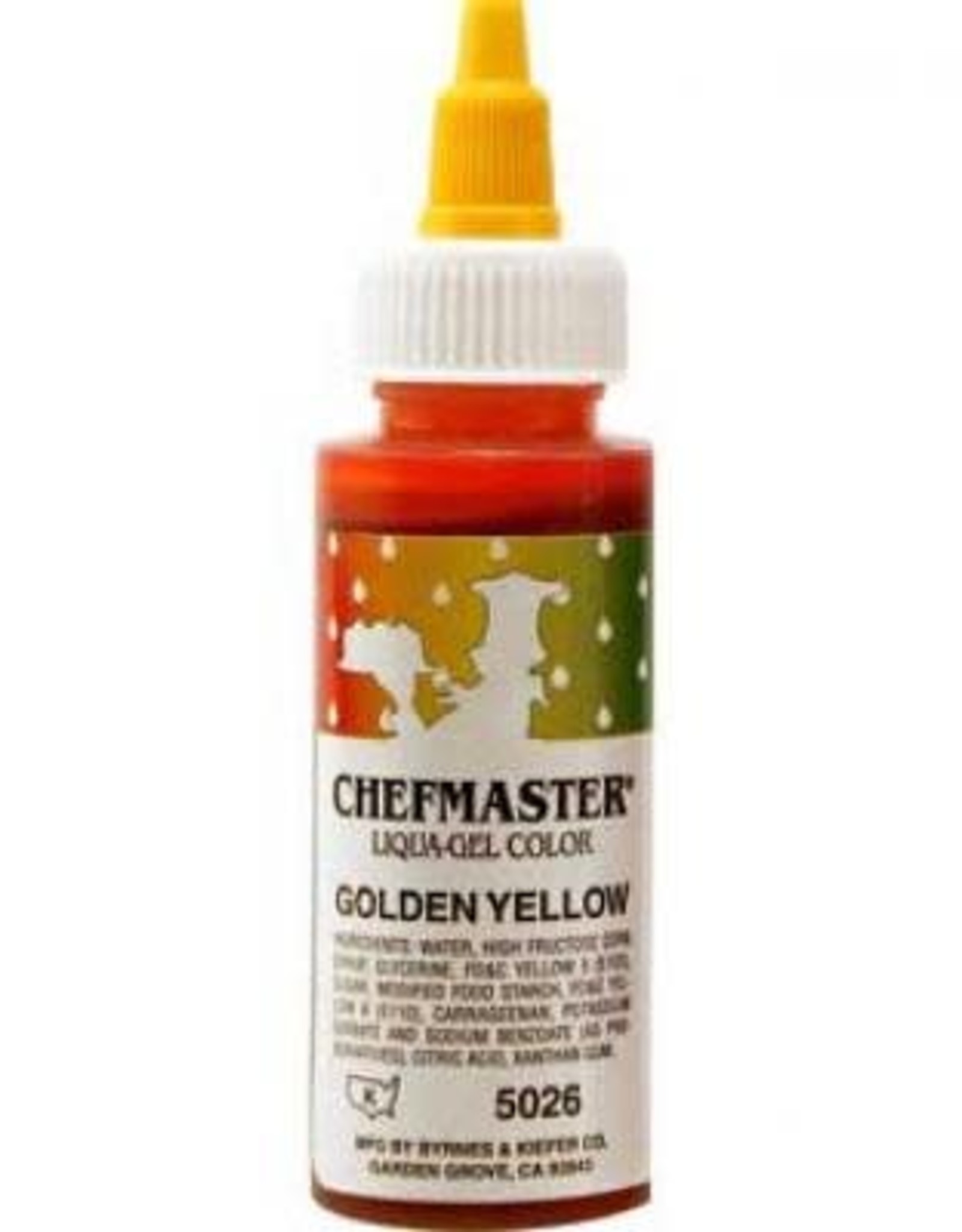 Golden Yellow ChefMaster Liqua-Gel 2.3oz