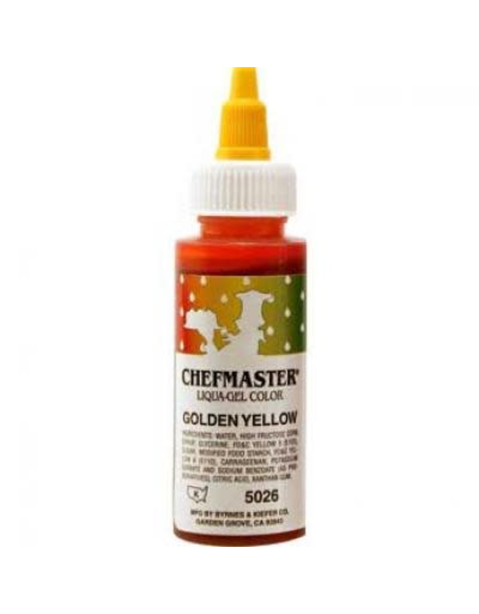 Golden Yellow ChefMaster Liqua-Gel 2.3oz