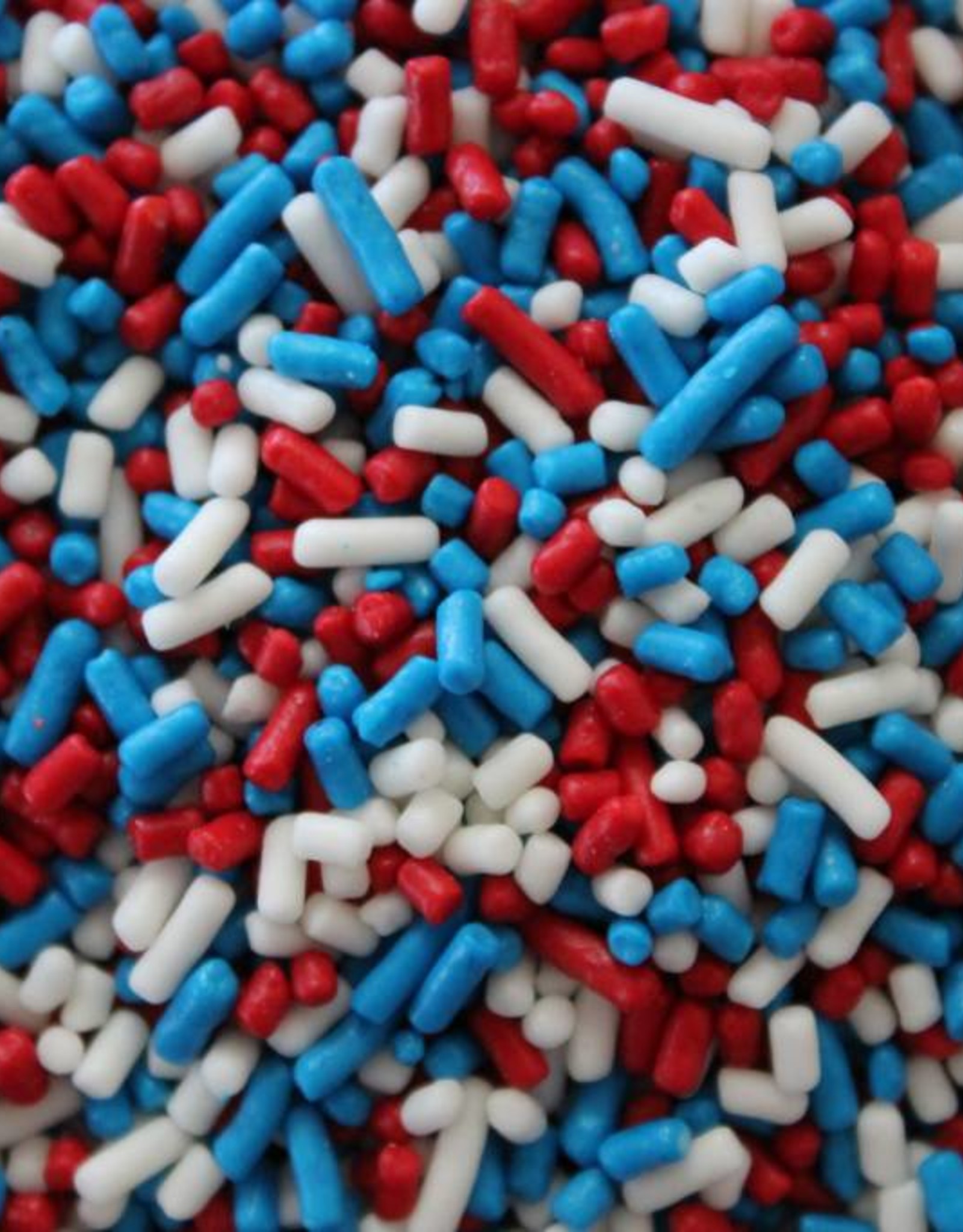 Red, White & Blue Jimmies - Sweet Baking Supply