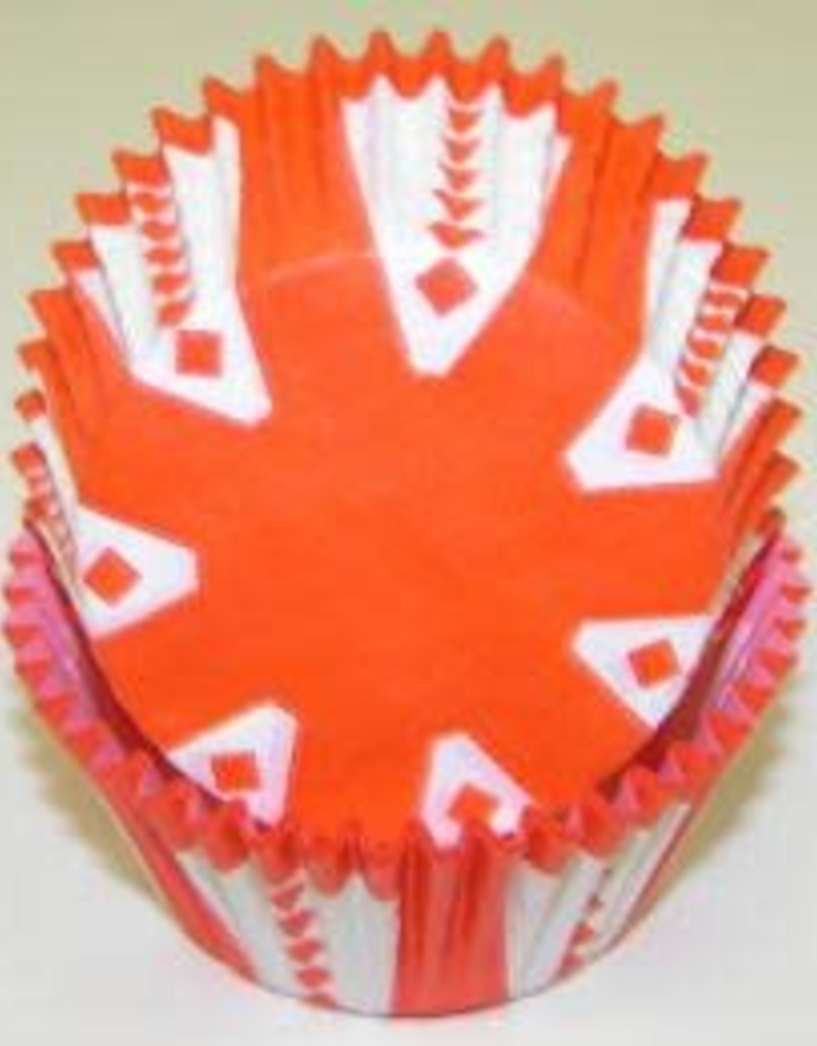 Orange Carnival Design Baking Cups