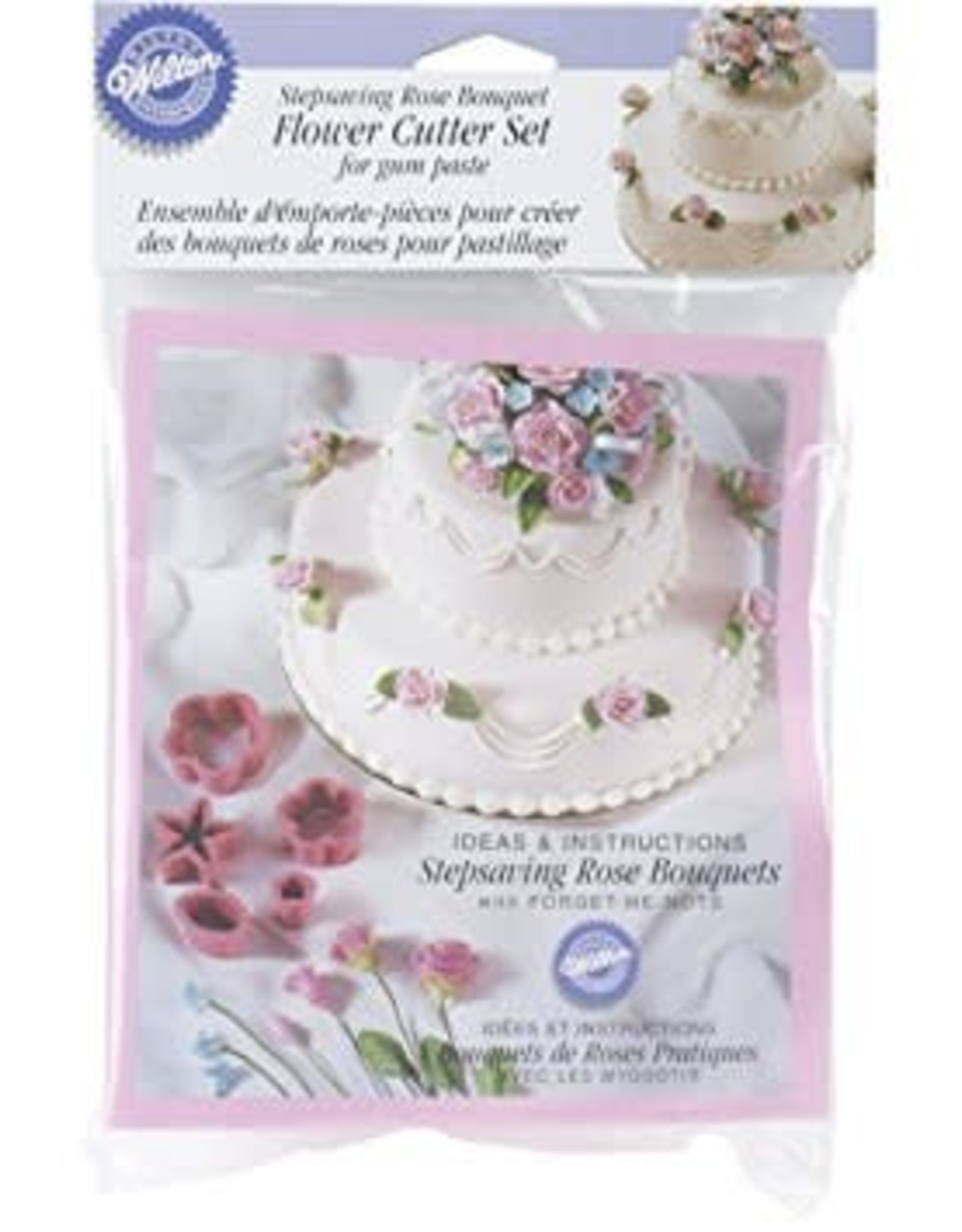 Wilton Rose Bouquet Flower Cutter Set Sweet Baking Supply