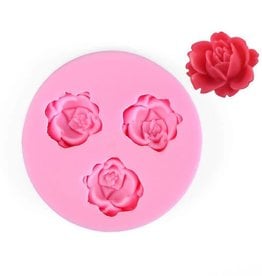 Silicone Fondant Mold (Small Rose)