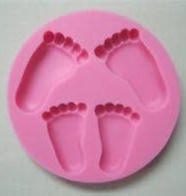 Silicone Fondant Mold (Feet)