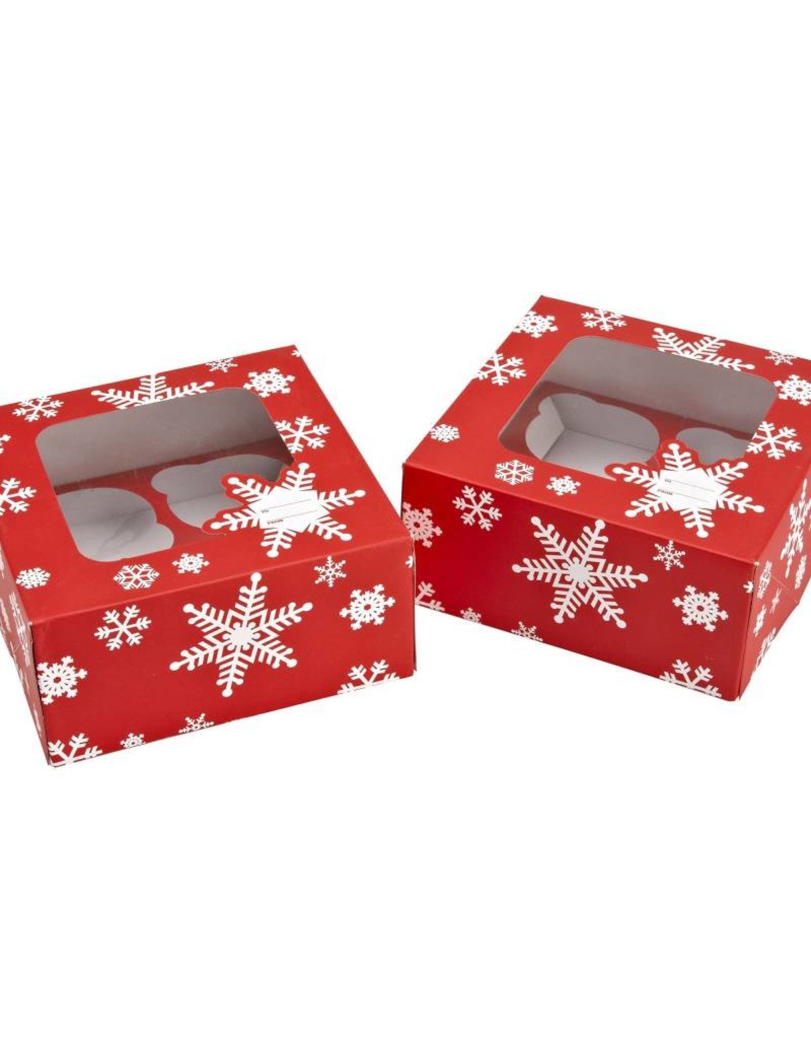 Cupcake Box Snowflake (2 Pack)
