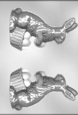 3-D Bunny Mold with basket (6")