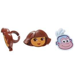 Dora the Explorer Cupcake Rings