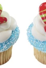 Deco Pack Holiday Mitten Cupcake Rings
