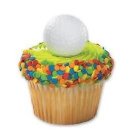 Golf Ball Cupcake Rings