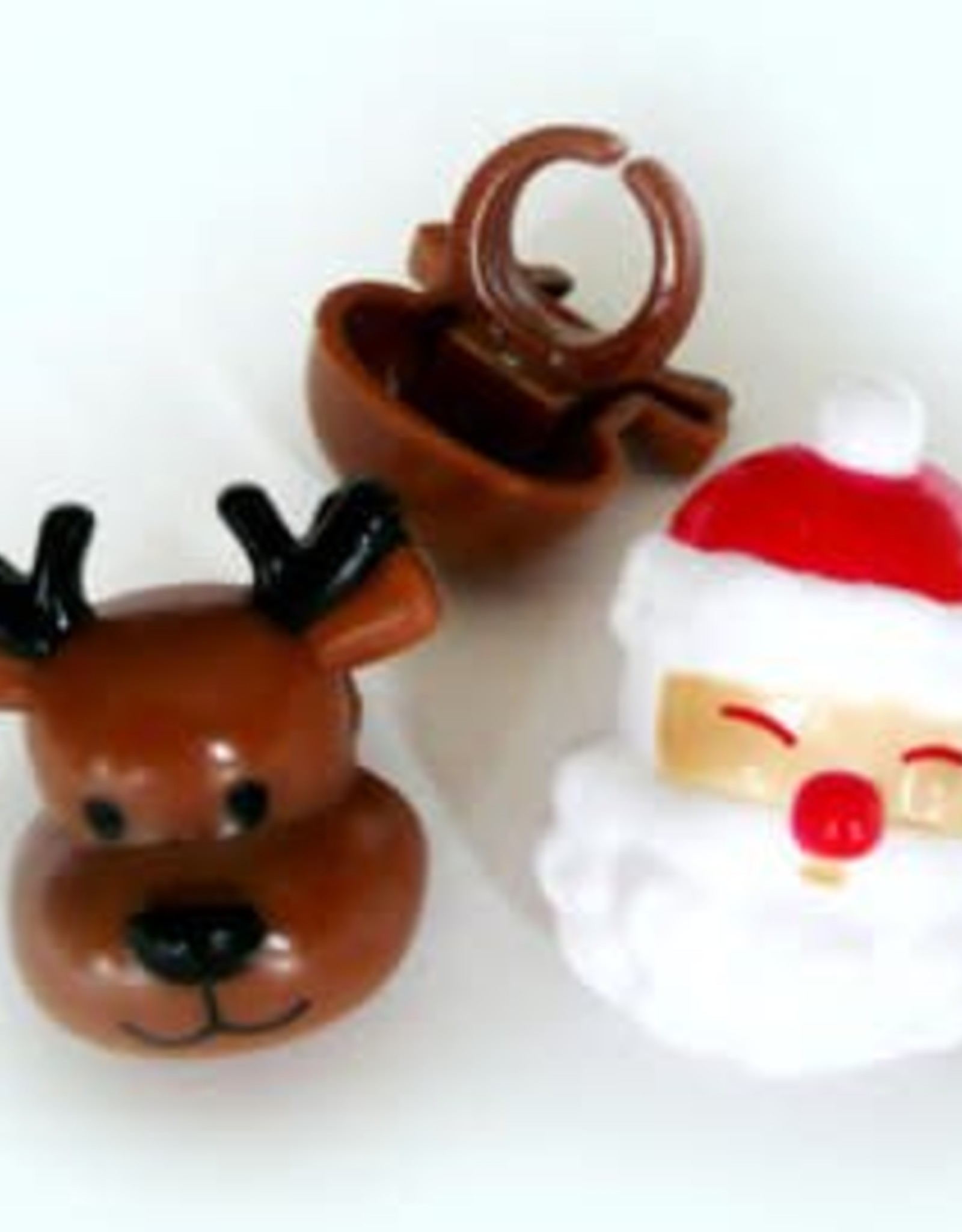 Santa & Reindeer Rings