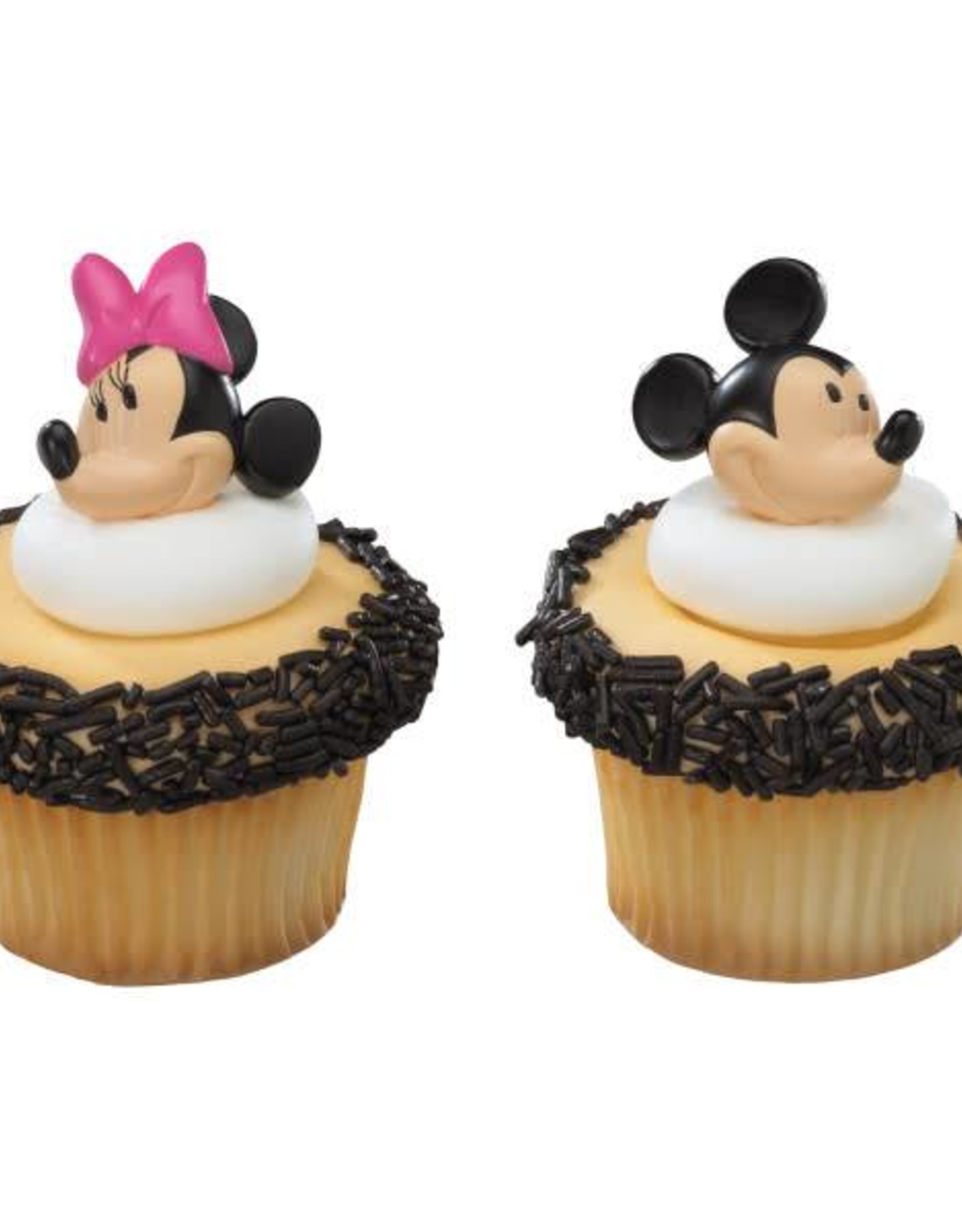 Mickey and Minnie Cupcake Rings