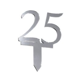 25th Anniversary Cupcake Picks