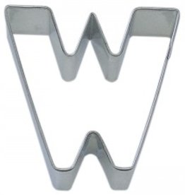 Letter "W" Cookie Cutter(3")
