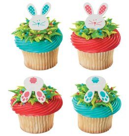Bunny and Tails Cupcake Rings
