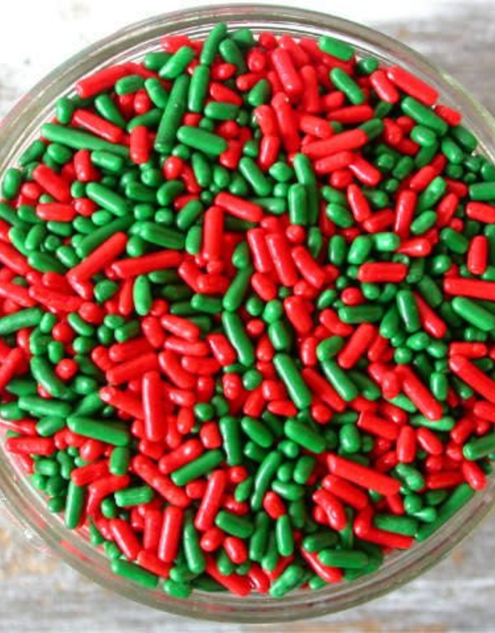Red and Green Jimmies