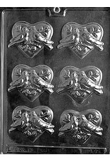 Dove Heart Chocolate Mold