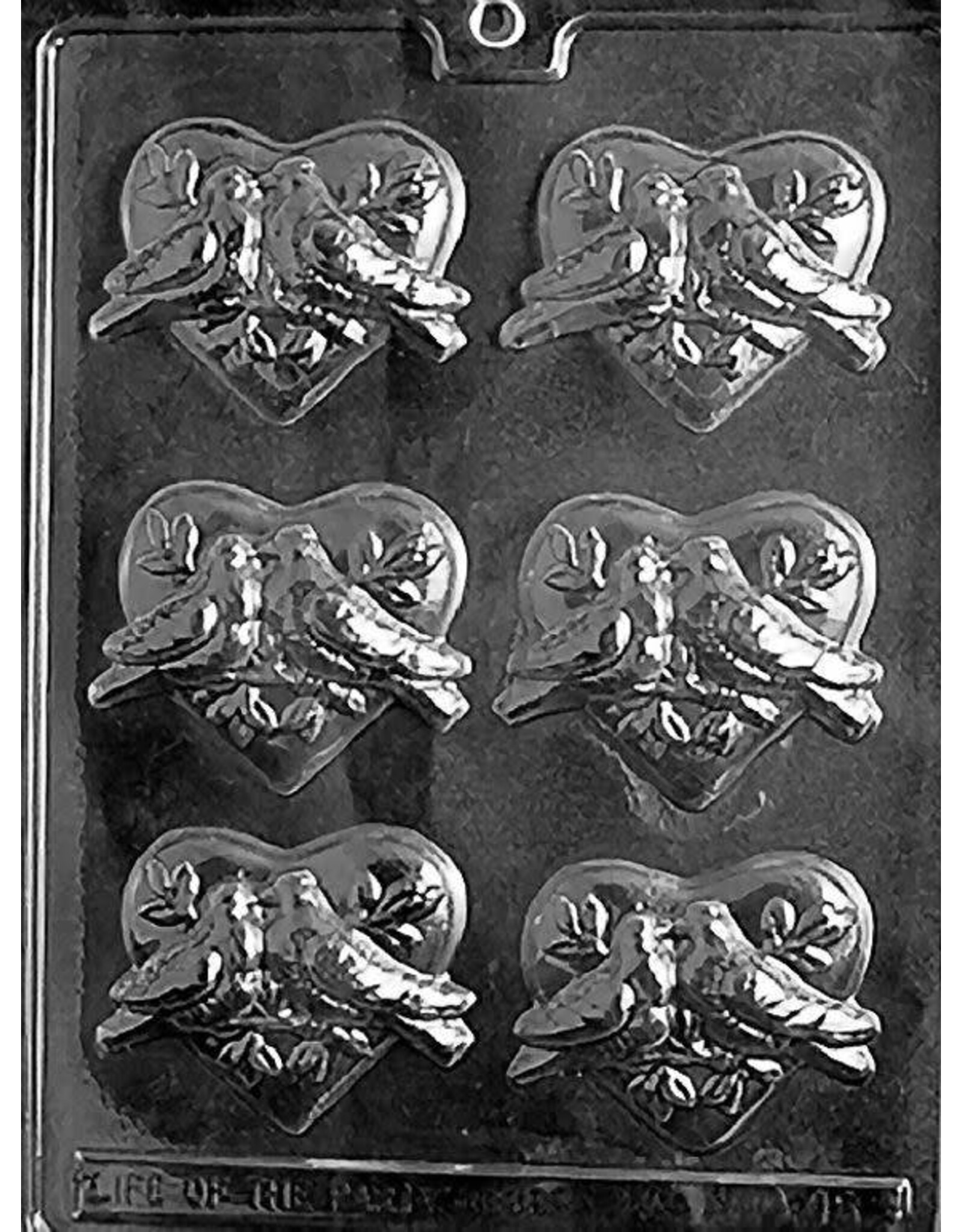 Dove Heart Chocolate Mold