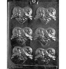 Dove Heart Chocolate Mold